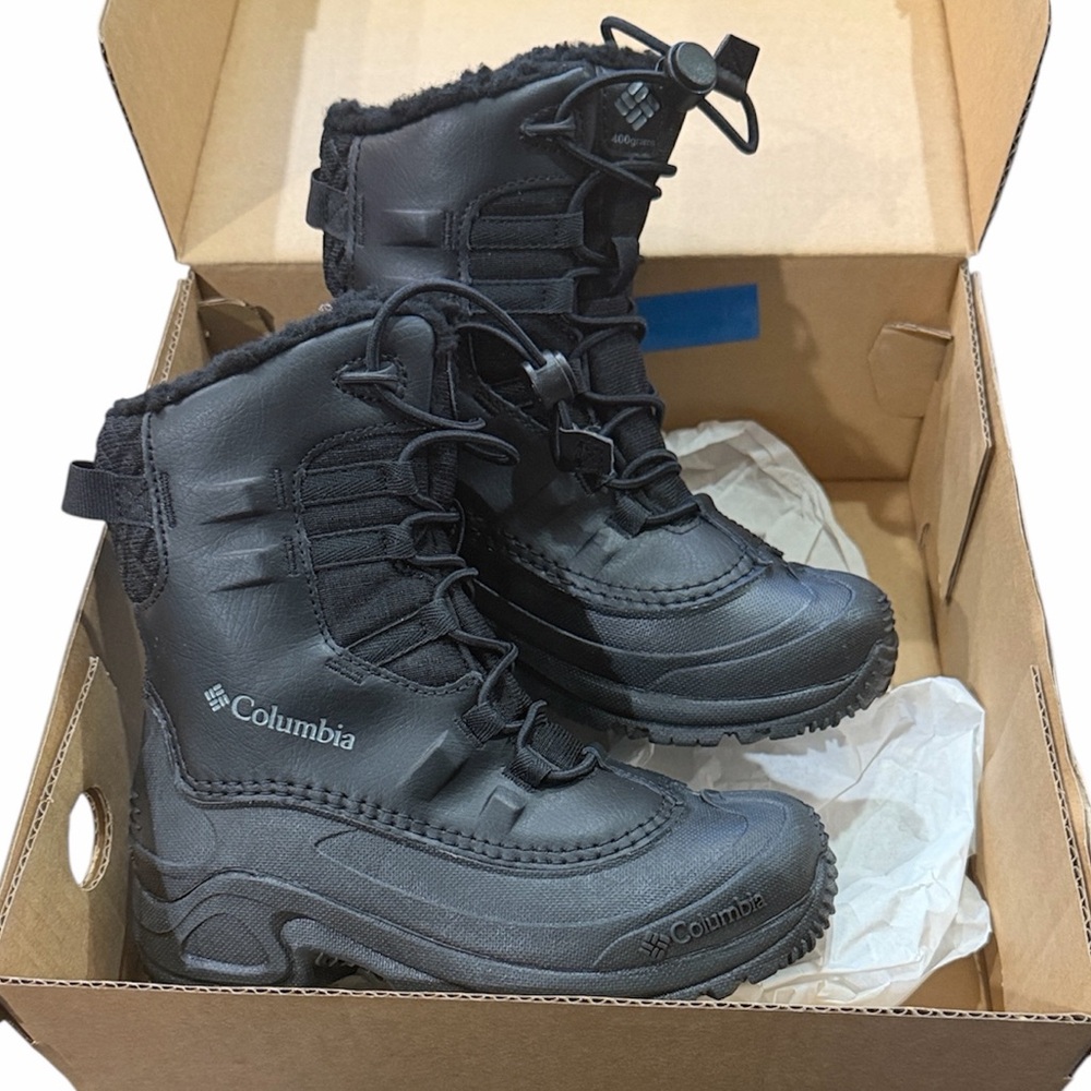 Columbia youth Bugaboot Celsius 400G size 1 waterproof snow boots winter warm